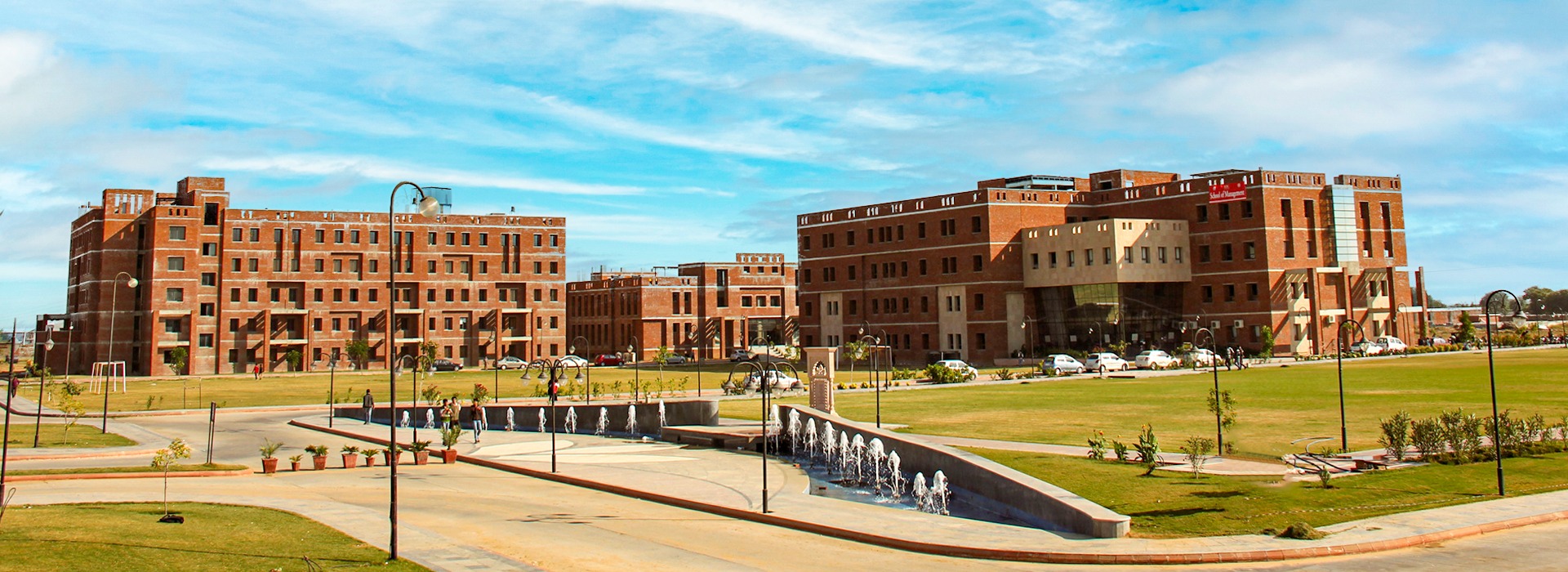 Students on campus